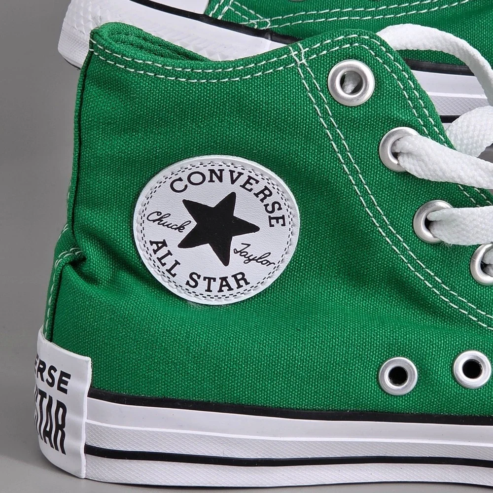 Converse Chuck Taylor All Star High Top Kids 6 Green Canvas Sneakers A11525F